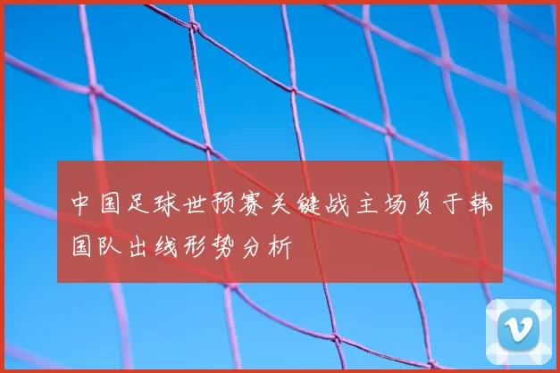 中国足球世预赛关键战主场负于韩国队出线形势分析