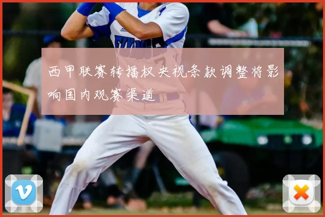 西甲联赛转播权央视条款调整将影响国内观赛渠道